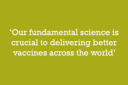 Our fundamental science is crucial to delivering better vaccines