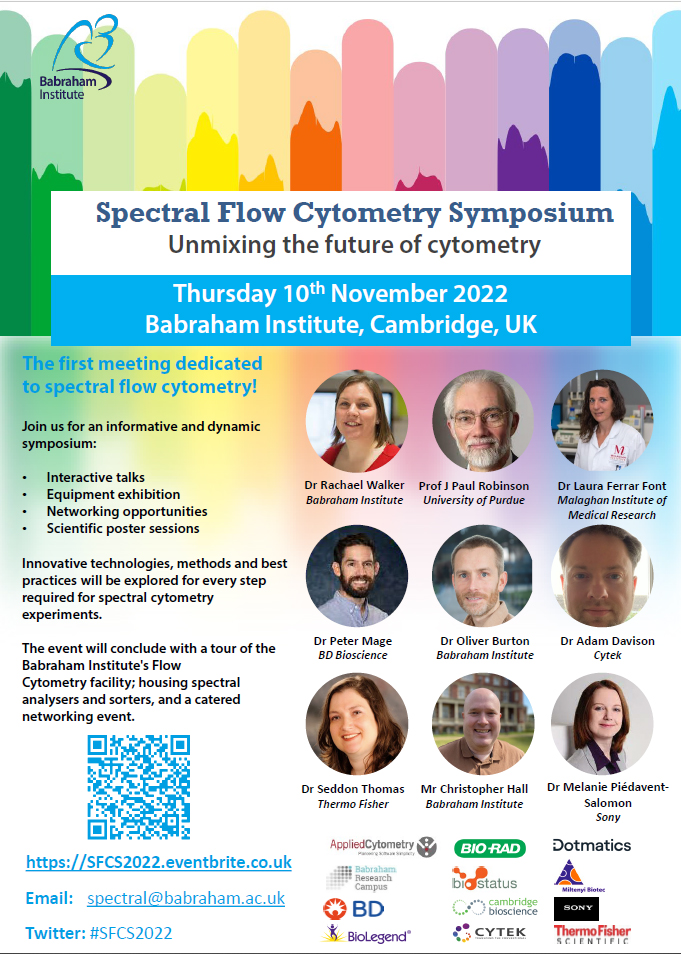 Spectral Flow Cytometry Conference 2022 flier - small