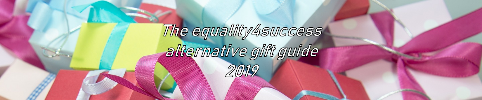 The equality4success Alternative Gift Guide 2019