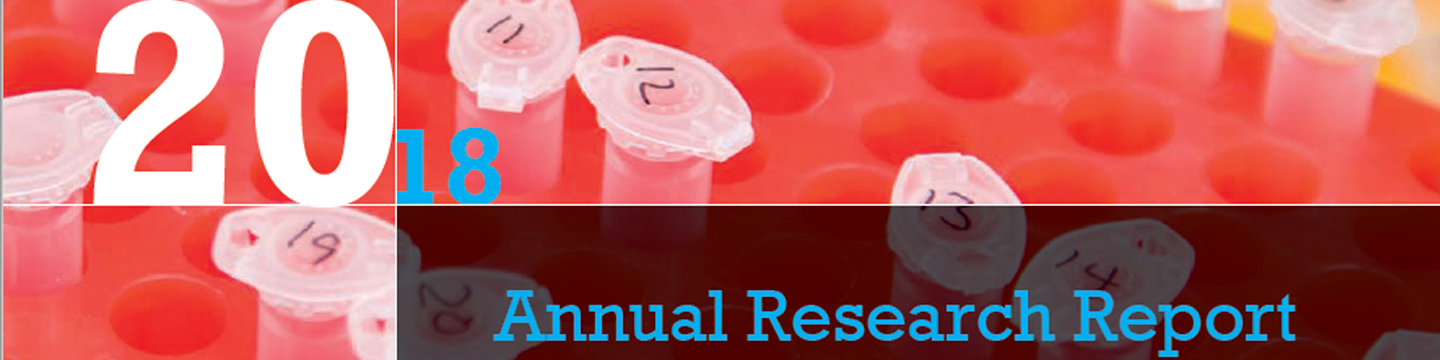 Cover image Annual Research Report 2018