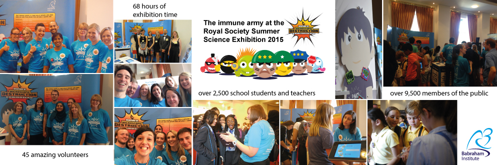 What a week! Babraham researchers at the Royal Society Summer Science Exhibition